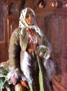 Anders Zorn Portrait of Mona oil painting